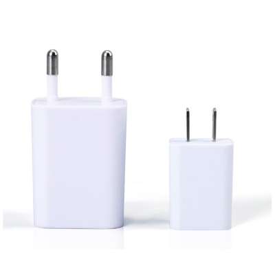 Hot Sale OEM 5V 1A EU US Plug Wall charger for iphone Portable Travel USB Phone Charger