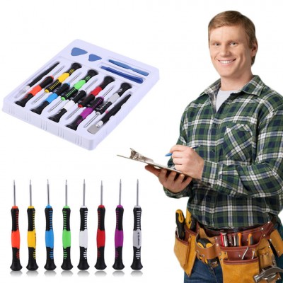 Manufacturing Mobile Phone Repair Tool Kit 16 in 1 Screwdriver Set For Glasses Mobile Phones